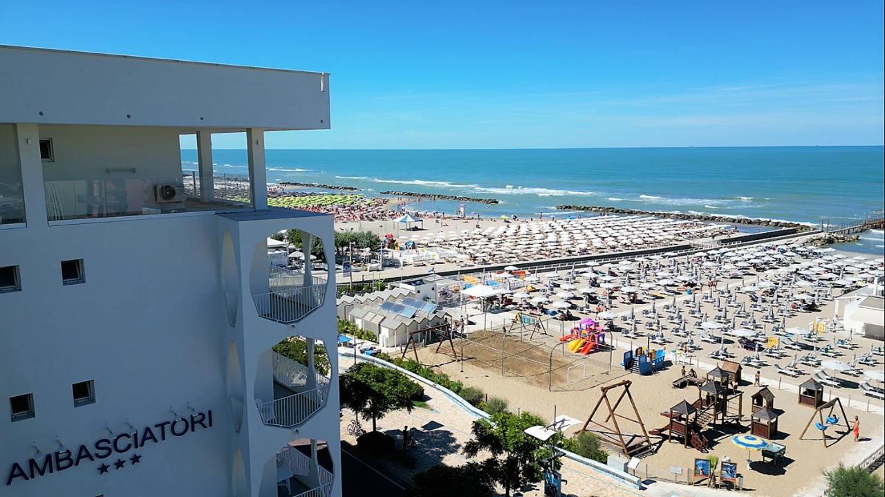 Ambasciatori Hotel - Beach Front -Breakfast Xxl & Brunch Until 12 30Pm Мисано Адриатико Екстериор снимка