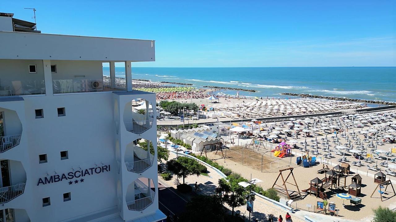 Ambasciatori Hotel - Beach Front -Breakfast Xxl & Brunch Until 12 30Pm Мисано Адриатико Екстериор снимка